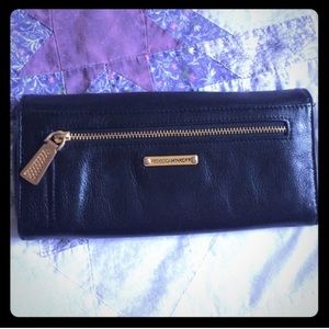 Rebecca Minkoff black leather wallet